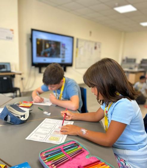 Gyerekek a nyelviskolában Gyerekek a nyelviskolában